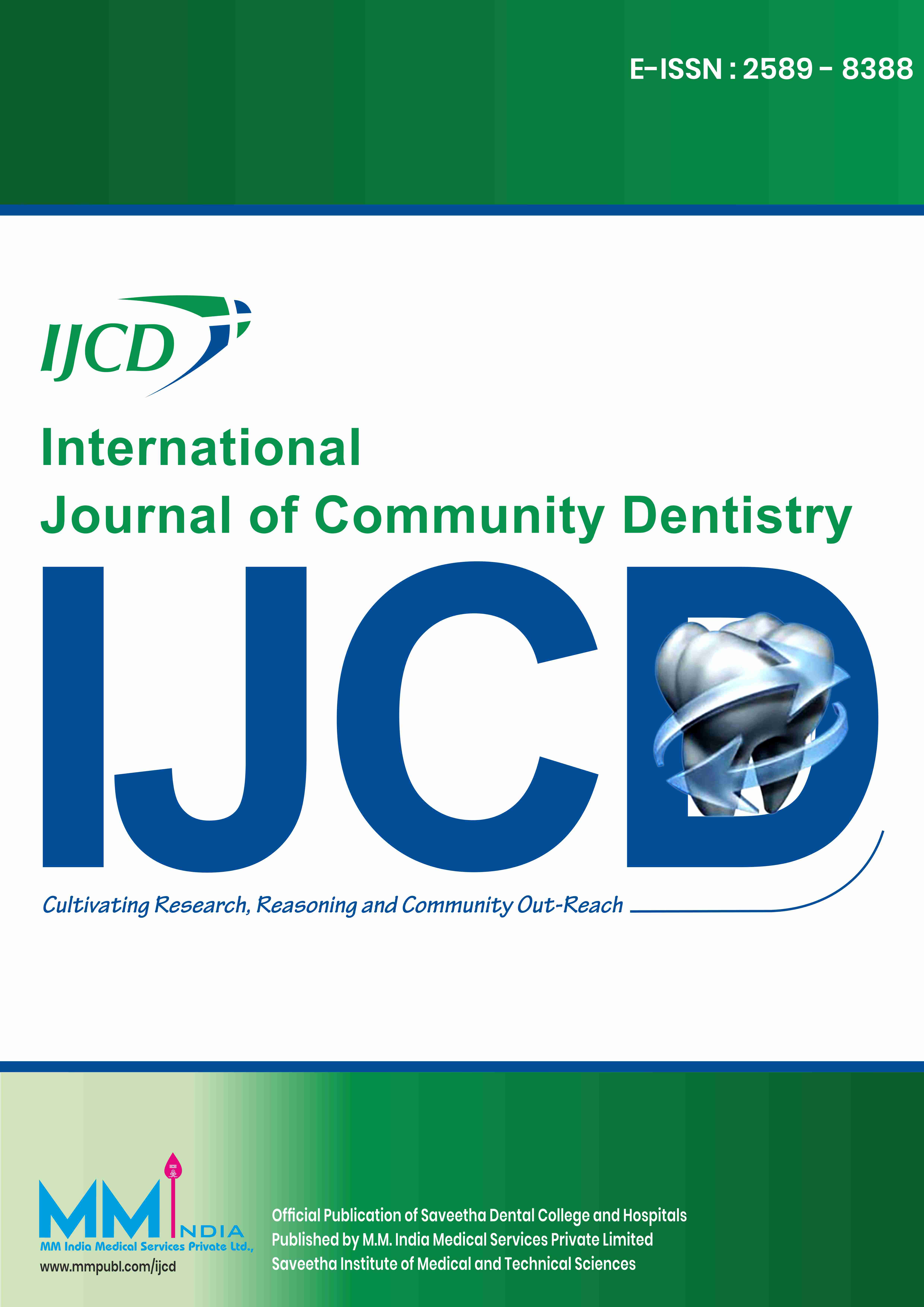 International Journal of Community Dentistry